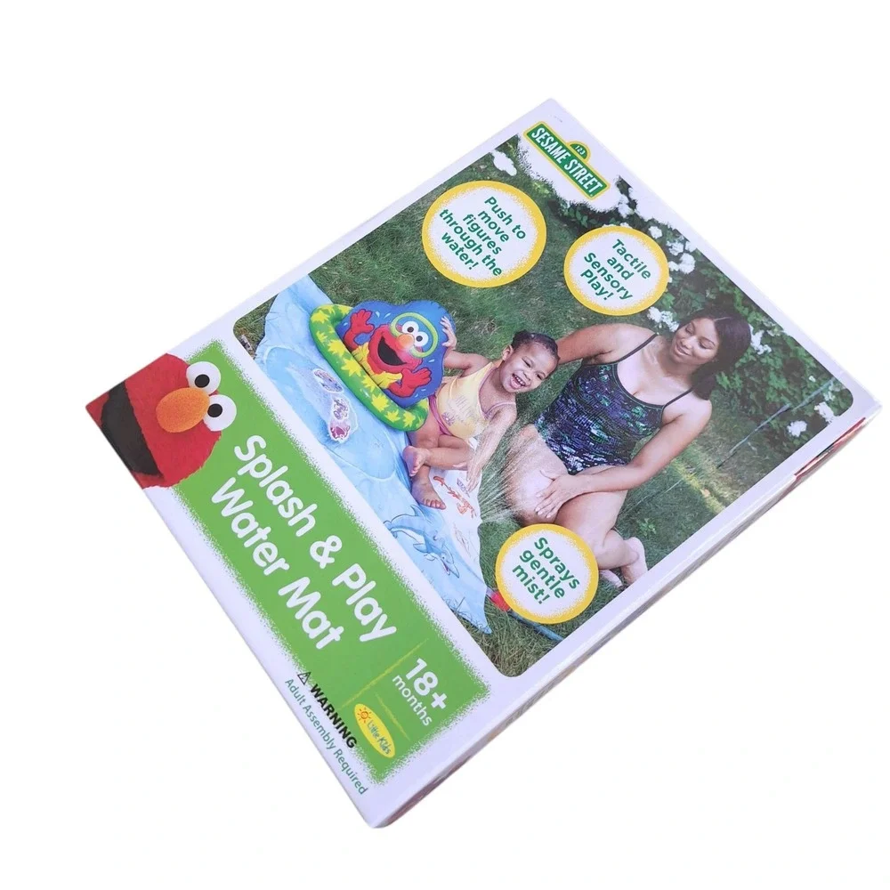 Little Kids Sesame Street Elmo Splash & Play Water Mat 18+‎ Months